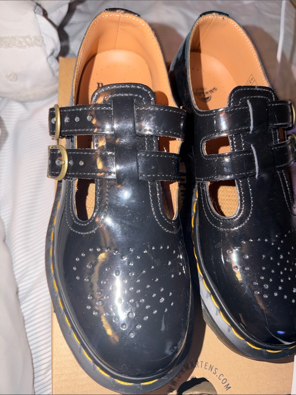 Dr. Martens 8065 Mary Jane Patent Lamper Black Women’s Shoes - Picture 3 of 12